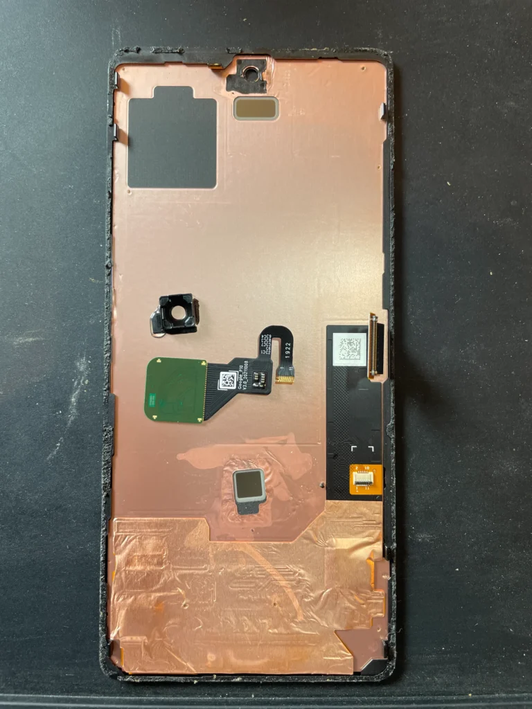 Googlepixcel7pro指紋認証部品取り外し