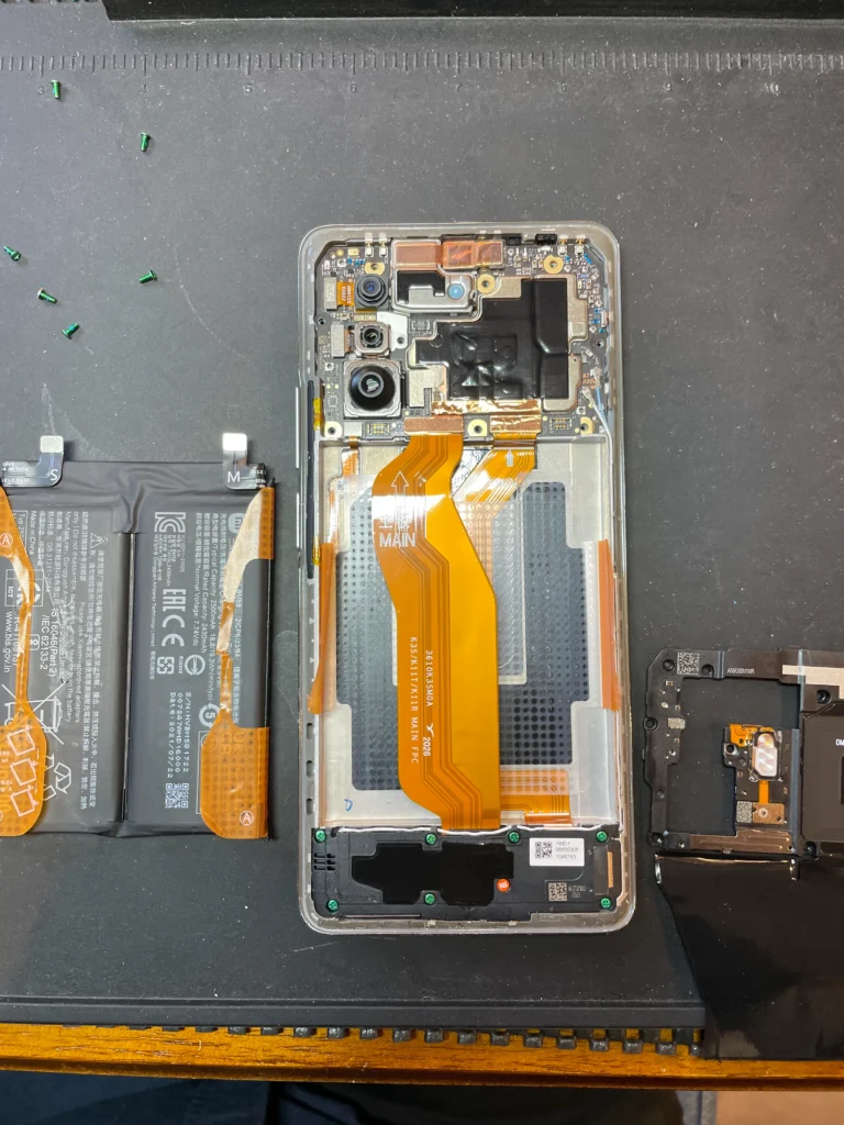 Xiaomi11TProバッテリー取り外し