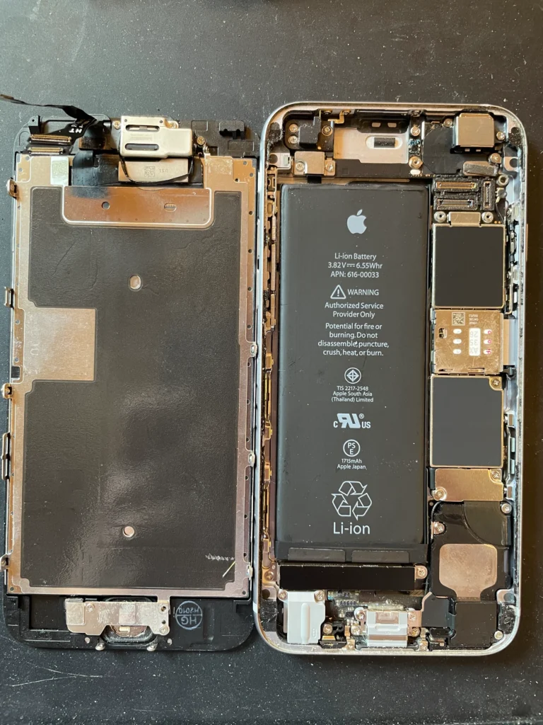 iPhone6sフロントパネル取り外し