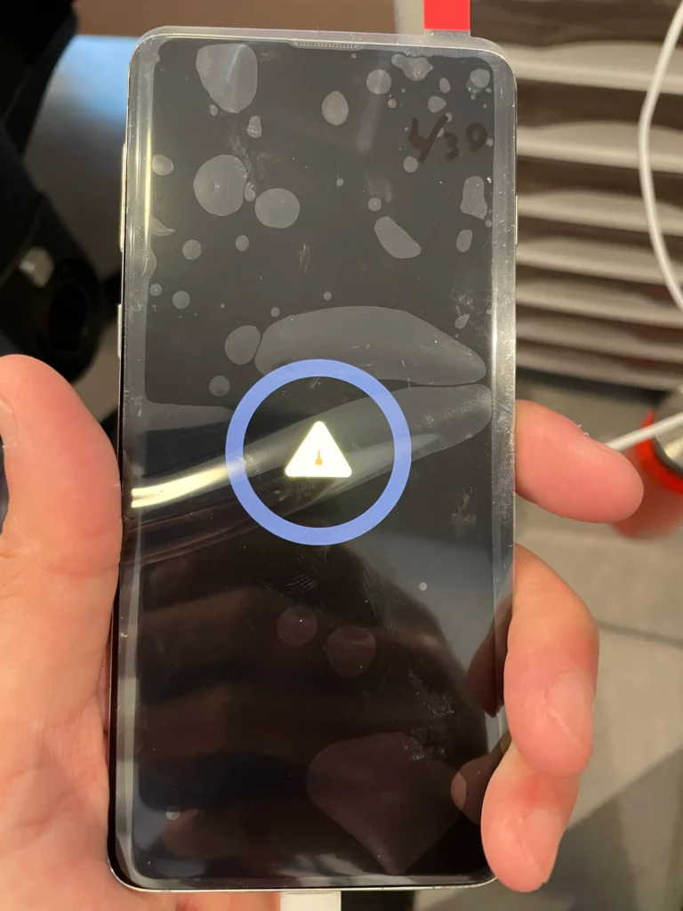 GalaxyS10 ショート反応