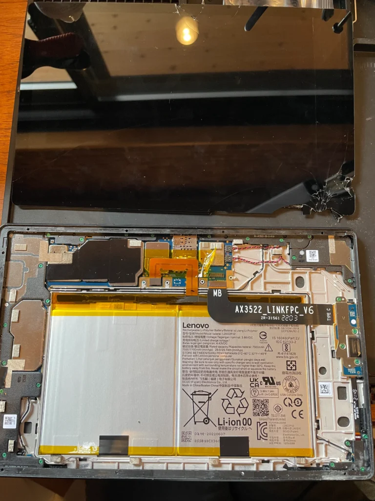 Lenovo tab6清掃・点検