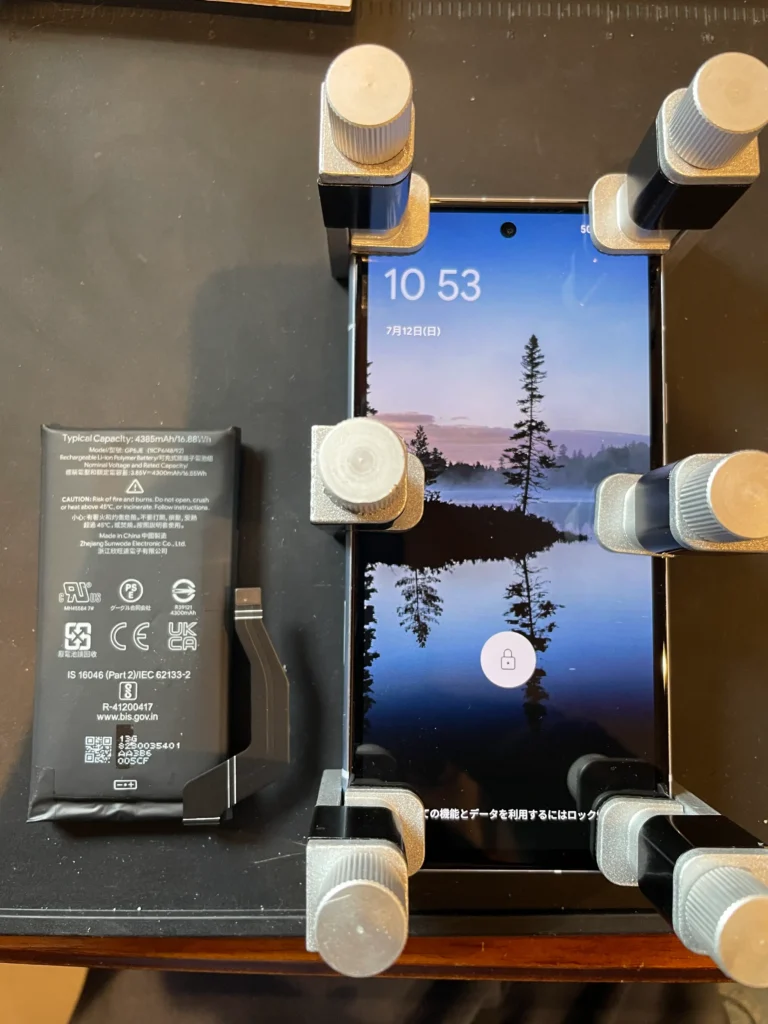 Google Pixcel7aバッテリー交換