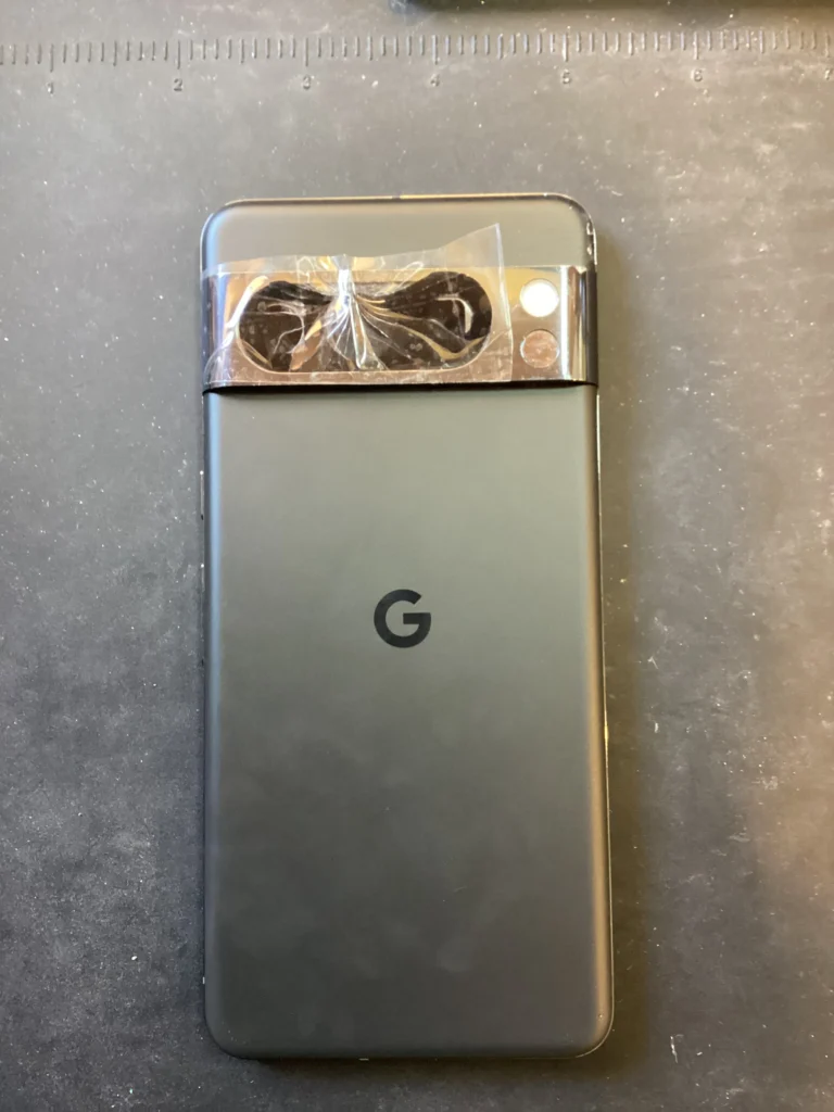 Googlepixcel7aリアカメラレンズ点検