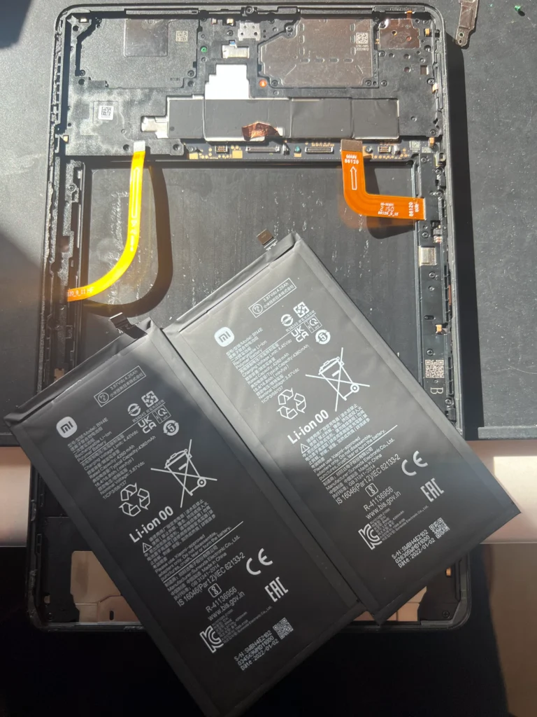 Xiaomi Pad5バッテリー取り外し