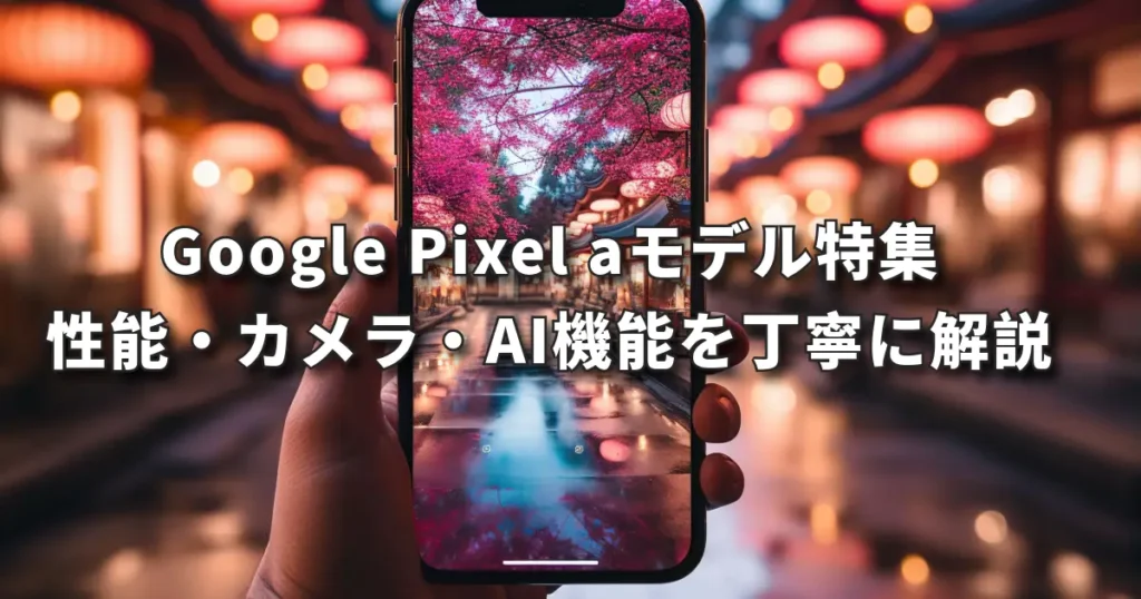 Google Pixel aモデル特集、性能・カメラ・AI機能を丁寧に解説