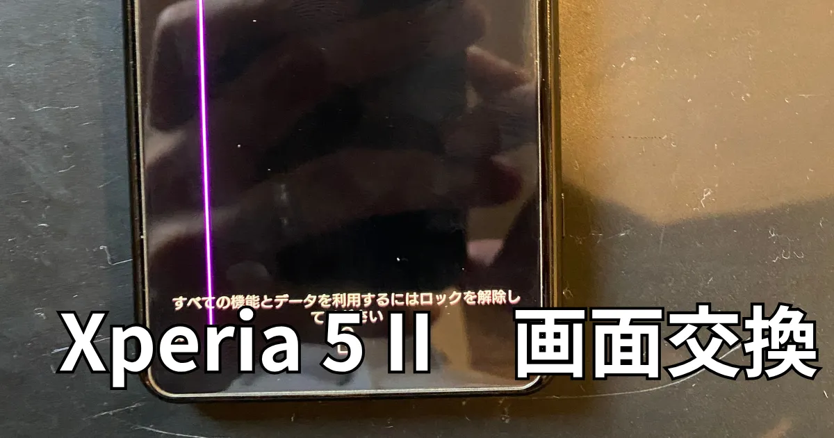 Xperia5II画面交換